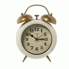 Relógio de Mesa de Cabeceira com Alarme Natural e Dourado